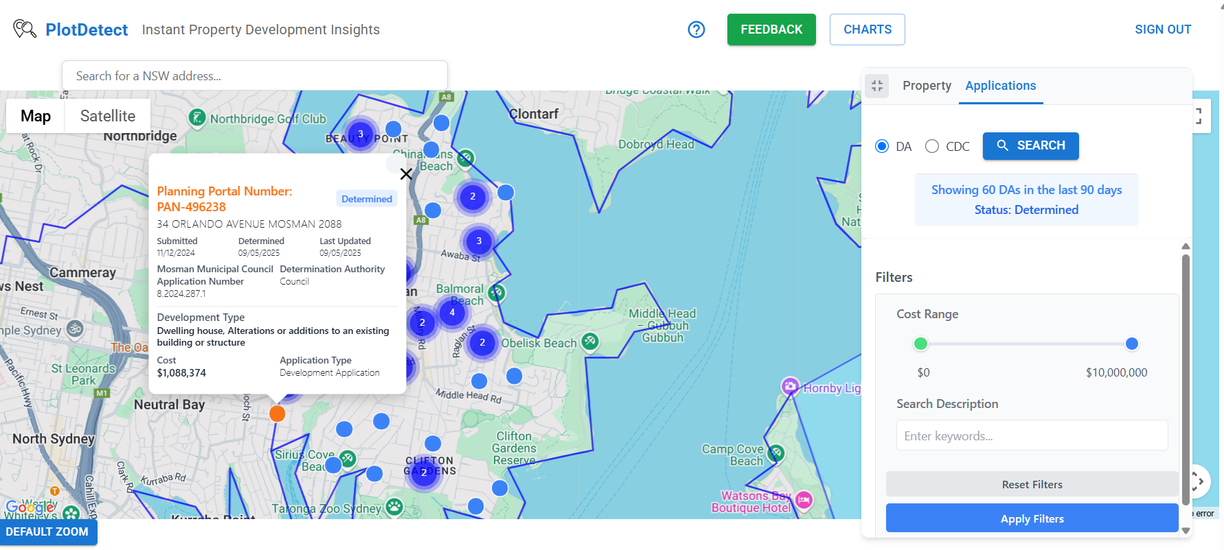plotdetect map app